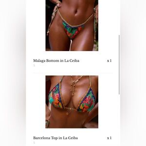 Bydee Bikini La Ceiba Print - S top and S bottom